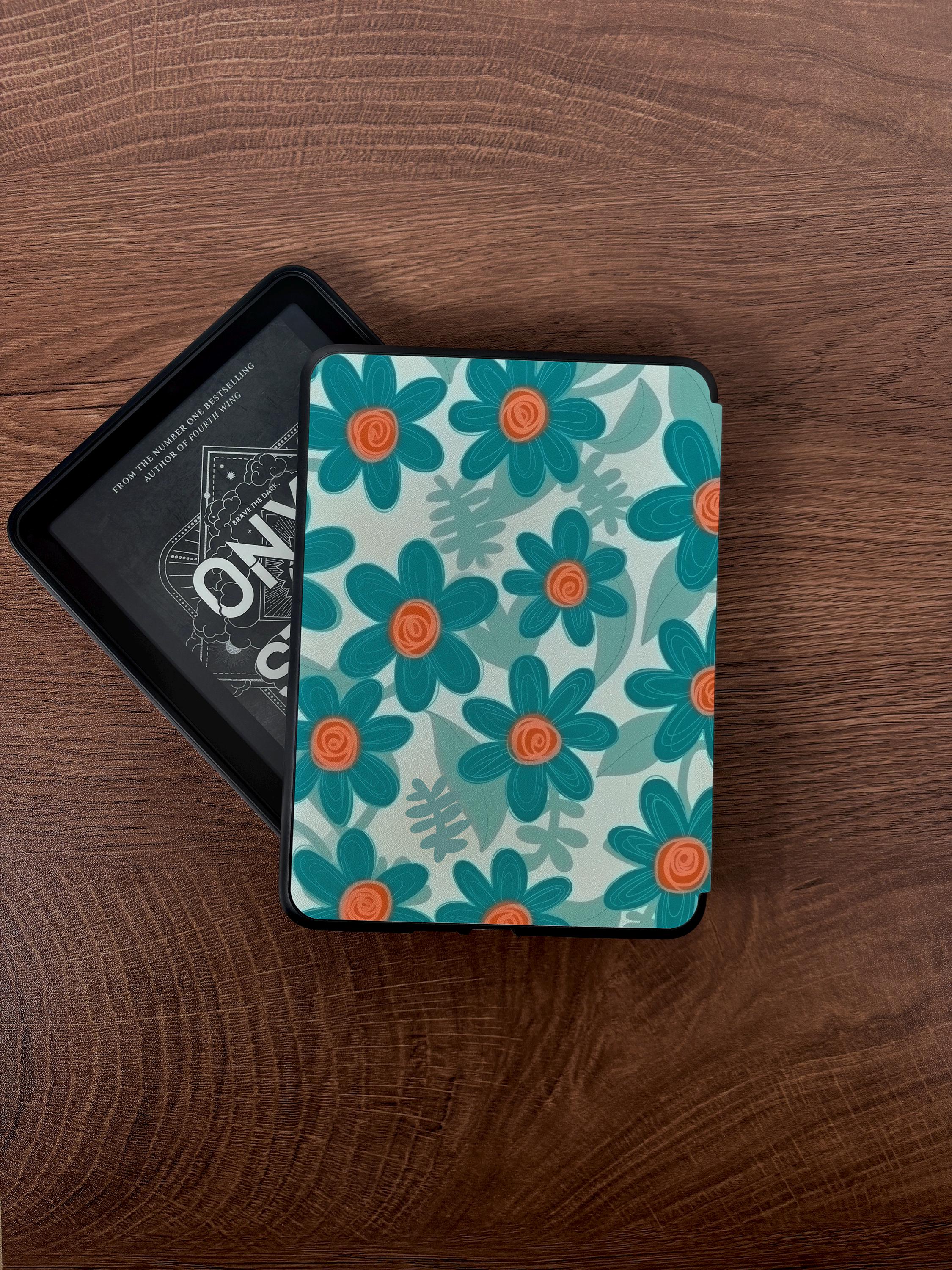 Green Flower _ Kindle Case