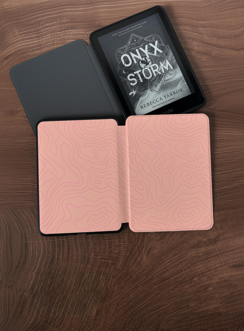 Vague rose • Étui Kindle