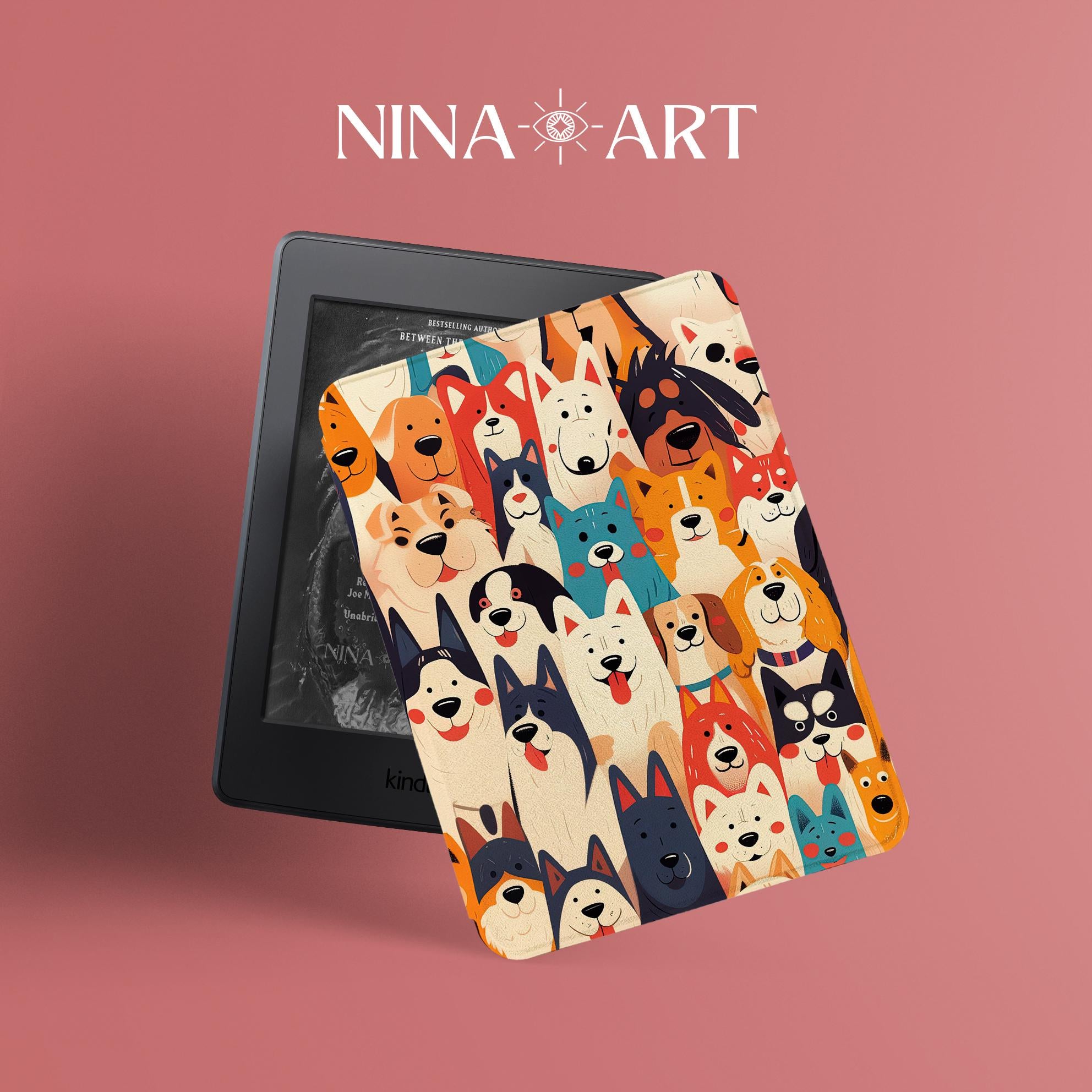 Cute Dogs _ Kindle Case